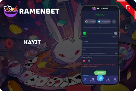 Mobil uygulamada nasıl kayıt olunur